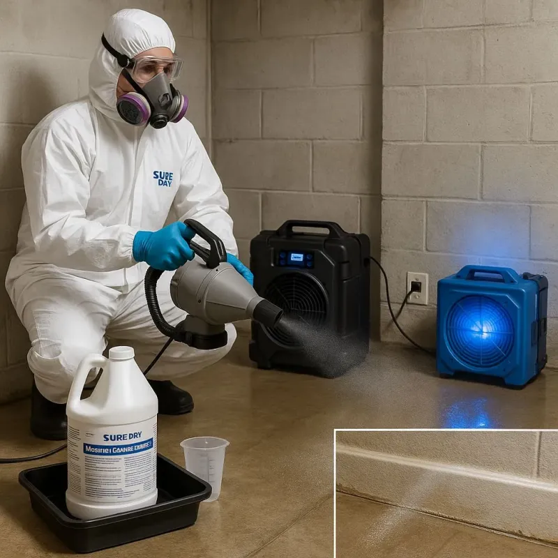 Sanitization and Odor Removal process in Frankfort Square, IL