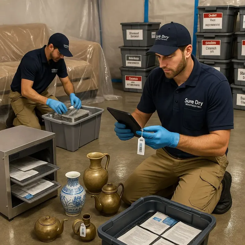 Content Protection and Restoration process in Frankfort Square, IL